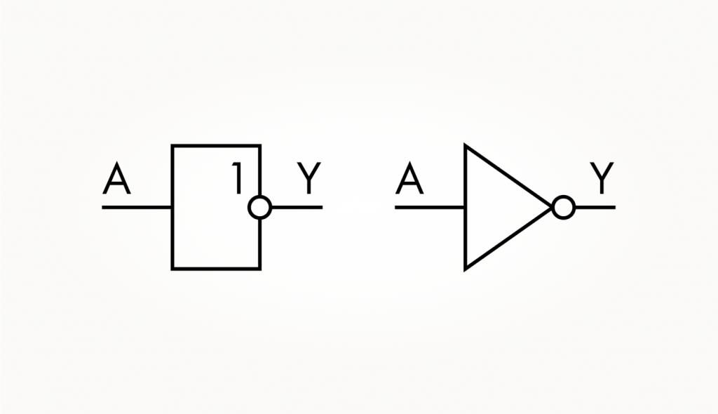 Условные обозначения инвертора