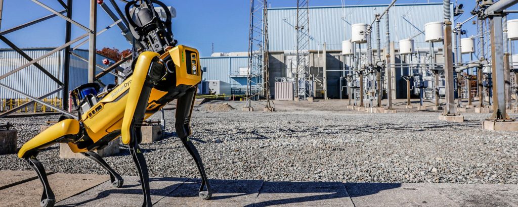 Робот-собака, созданный компанией Boston Dynamics.