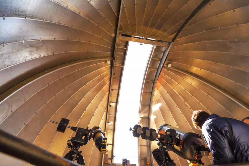 Телескопы в обсерватории Парка Горького