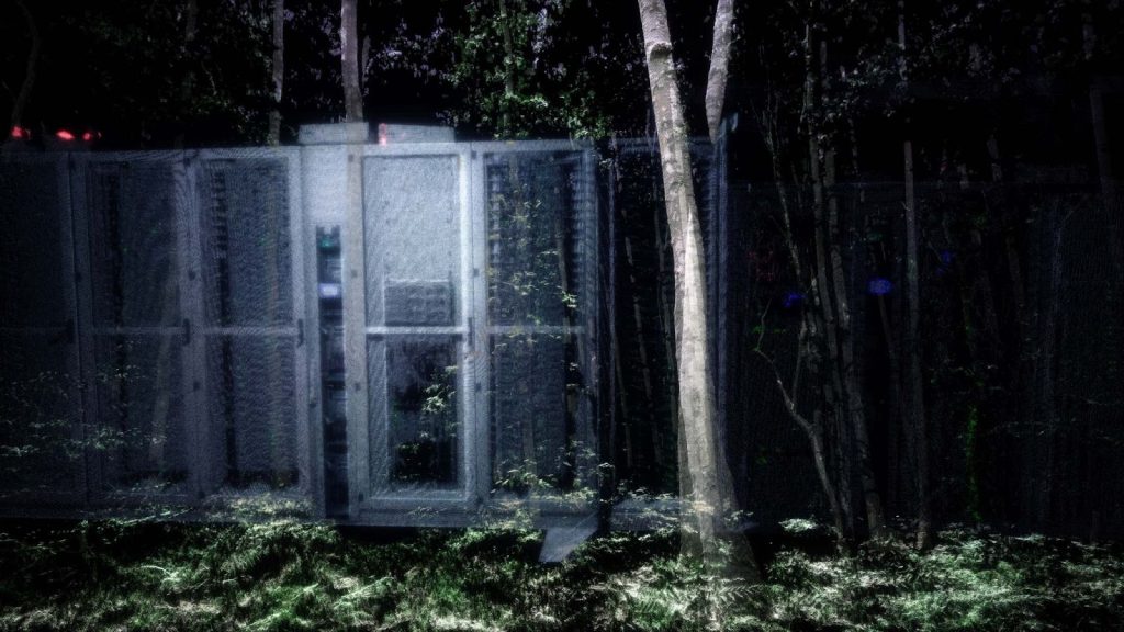 Аудиовизуальная инсталляция ooze